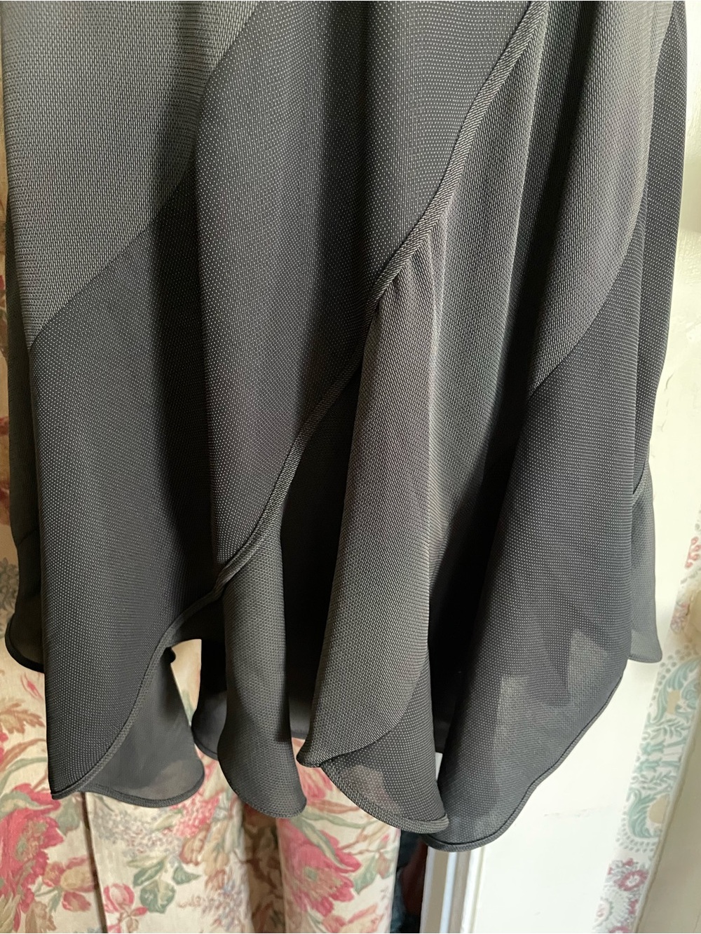BALENCIAGA 2004 Gray Flare Skirt - Picture 3 of 8